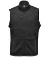 FHV-1 Stormtech Avalante Full Zip Knitted Fleece Gilet Black Heather colour image